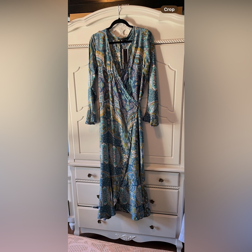 Zanzea Multicolor Paisley Maxi Dress